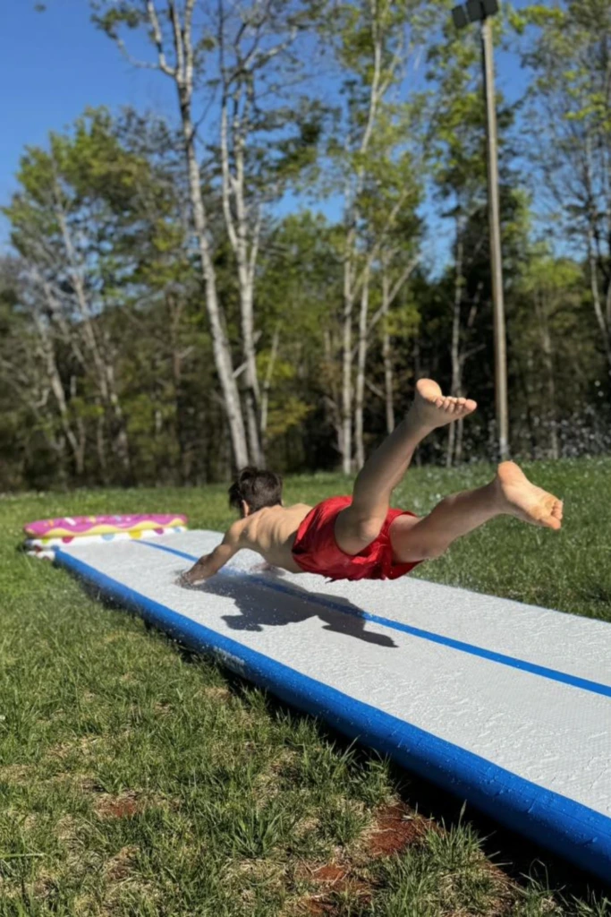 Backyard Slip Race