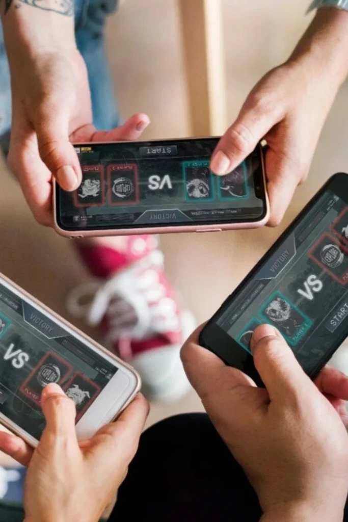Mobile Game Match Setup with Focused Light