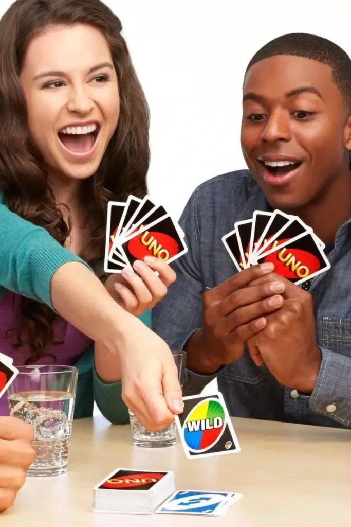 UNO Showdown Under Bright Table Light