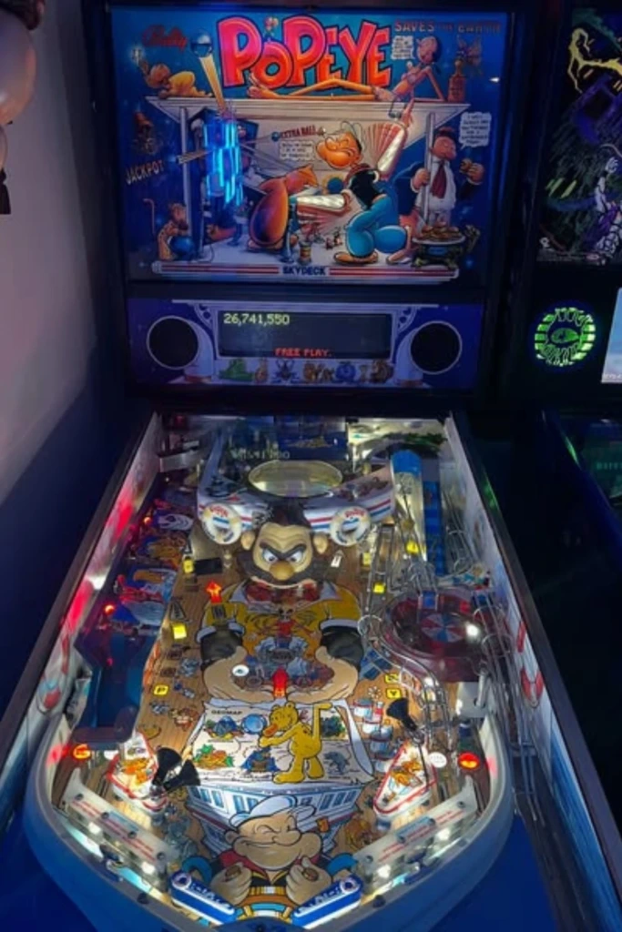 Pinball Energy with Neon Glow