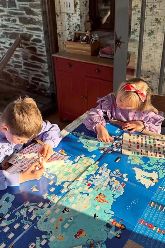 Map Activity Game with Natural Daylight