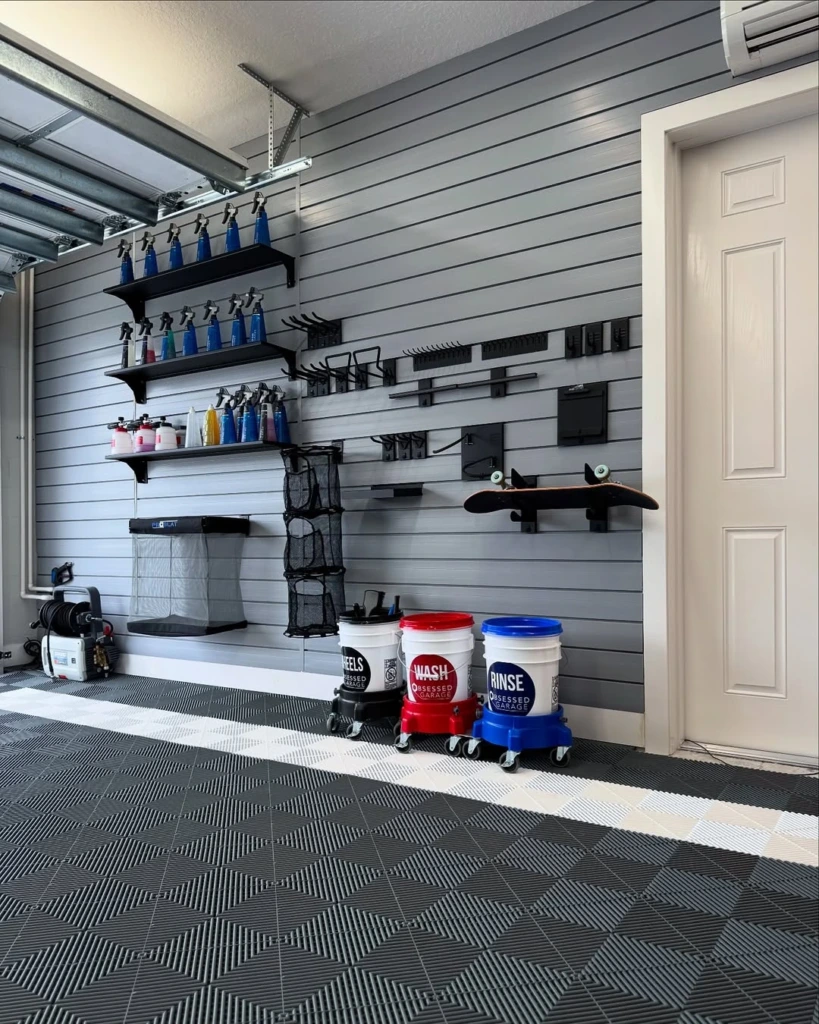 3. Sleek Utility Wall System