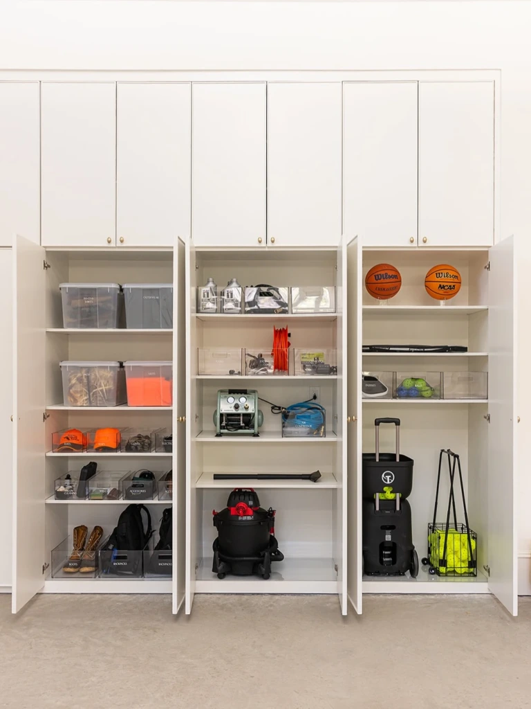 7. Open Shoe & Gear Wall