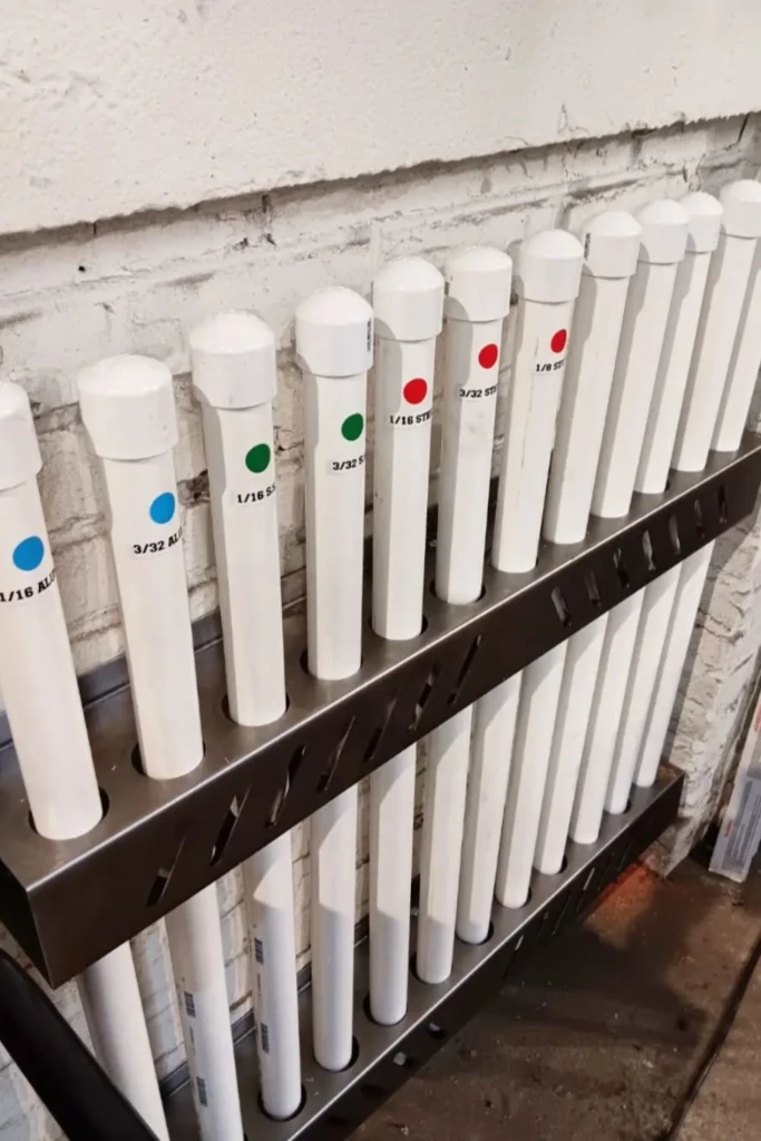 PVC Rod Organizer
