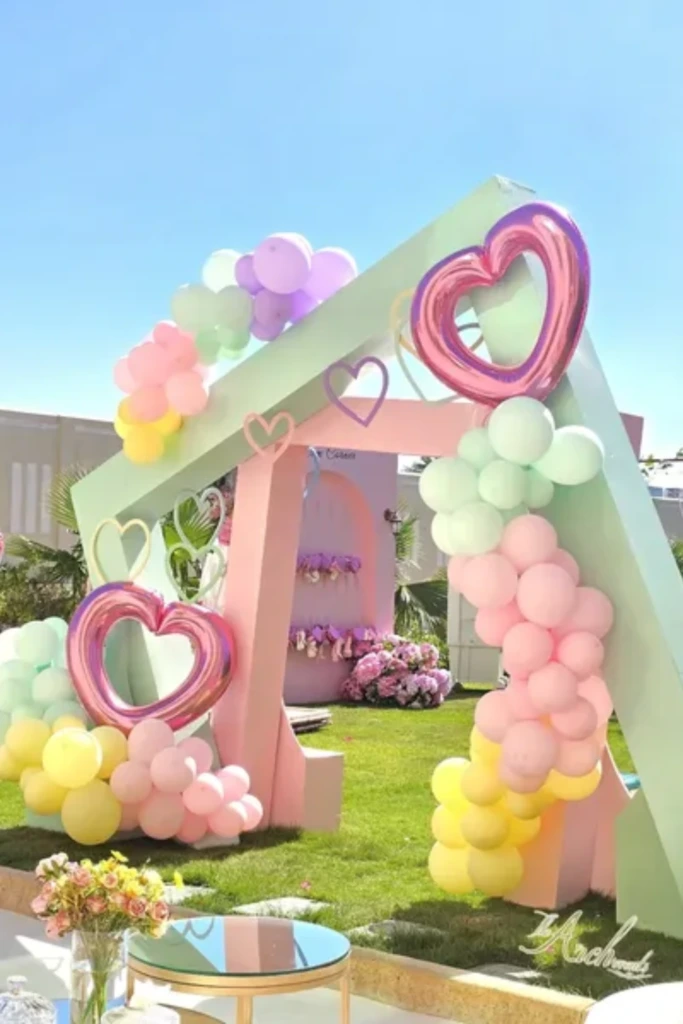 Pastel Entrance Arch