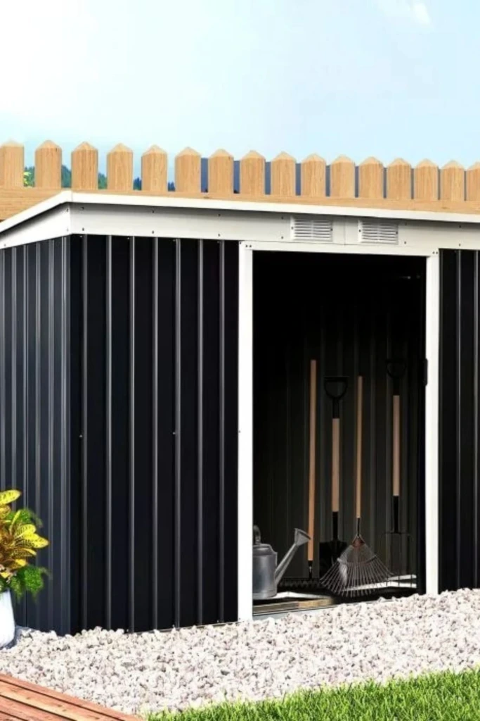 Wide Metal Shed