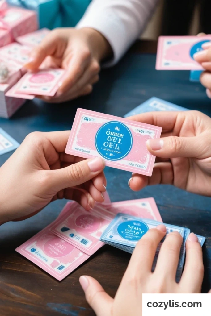 12. Scratch-Off Cards - Gender Reveal Ideas