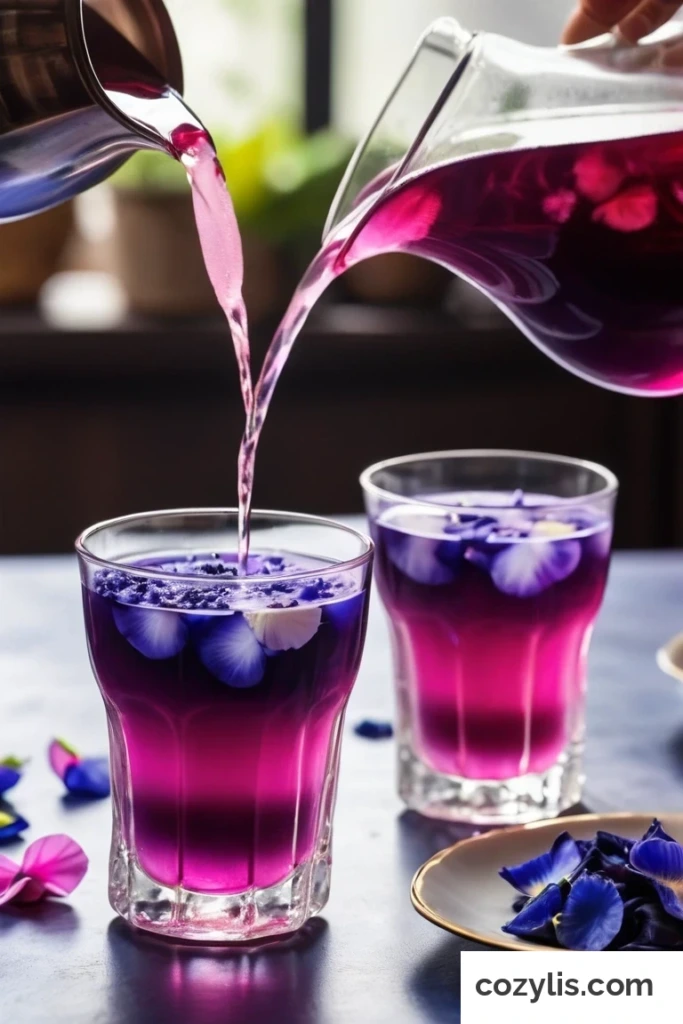 18. Color Changing Drinks - Gender Reveal Ideas