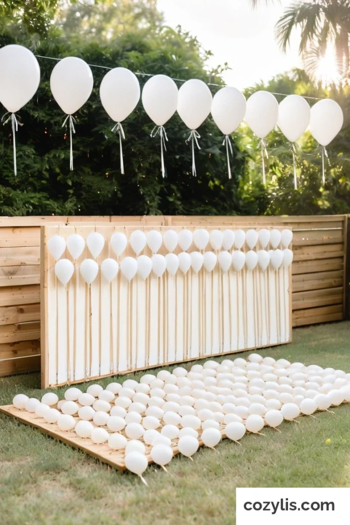 24. Balloon Dartboard - Gender Reveal Ideas