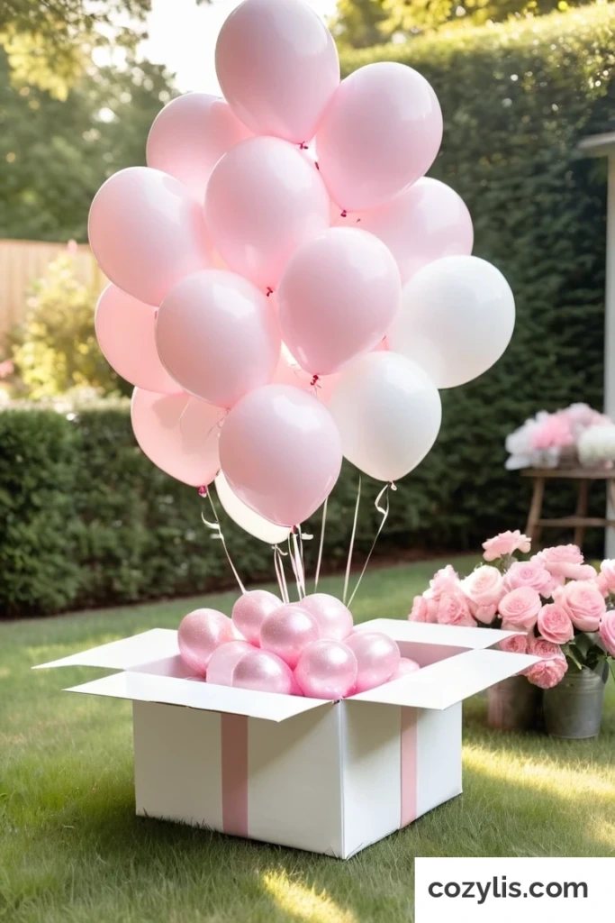 7. Gender Reveal Box - Gender Reveal Ideas