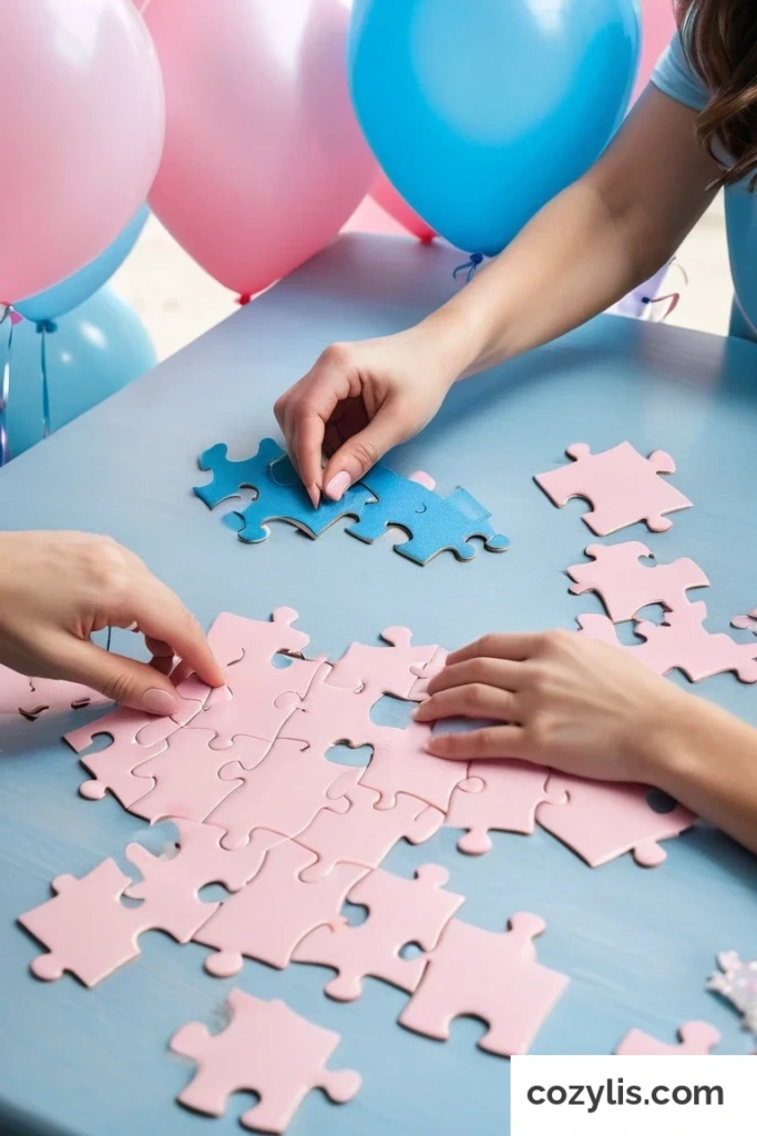 Puzzle Reveal - 30 Gender Reveal Ideas