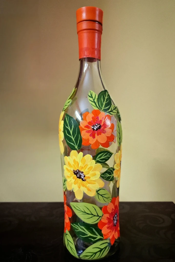Hand-Painted Centerpiece