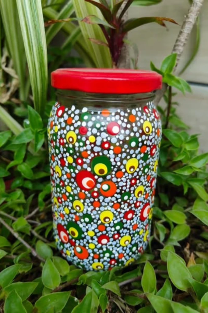 Dot Jar Decor