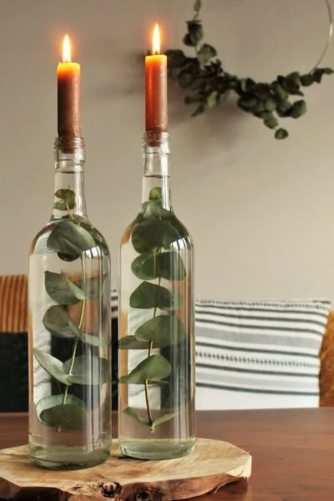 Bottle Candle Holders