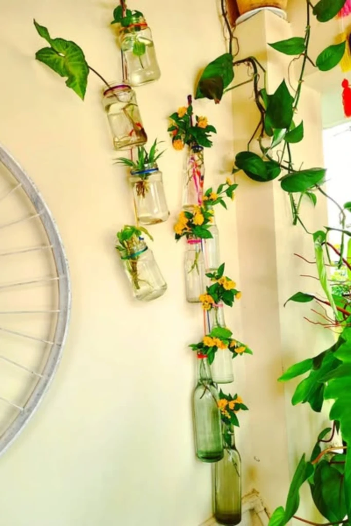 Vertical Bottle Garden