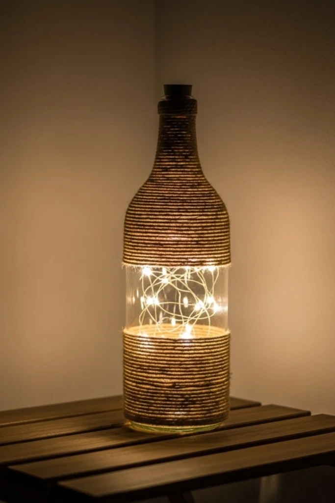 Rope-Wrapped Lantern