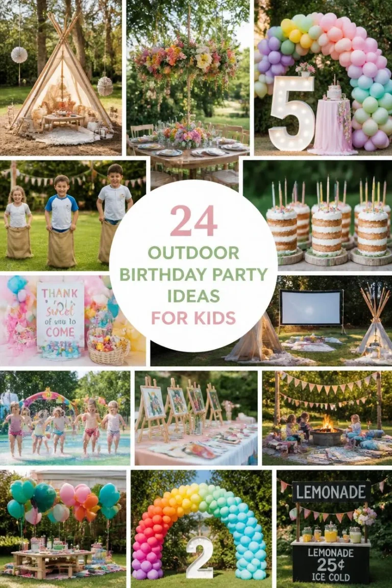 24 Outdoor Birthday Party Ideas for Kids