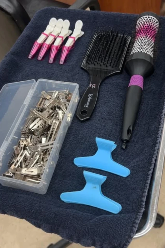 Styling Tray Setup