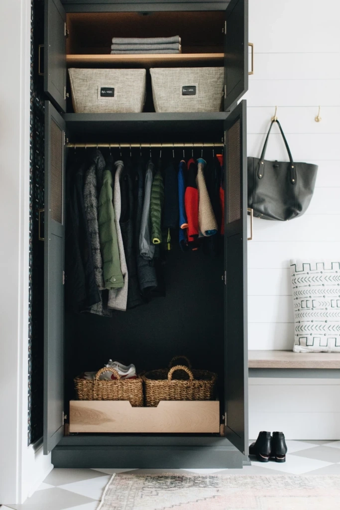 Streamlined Entry Closet