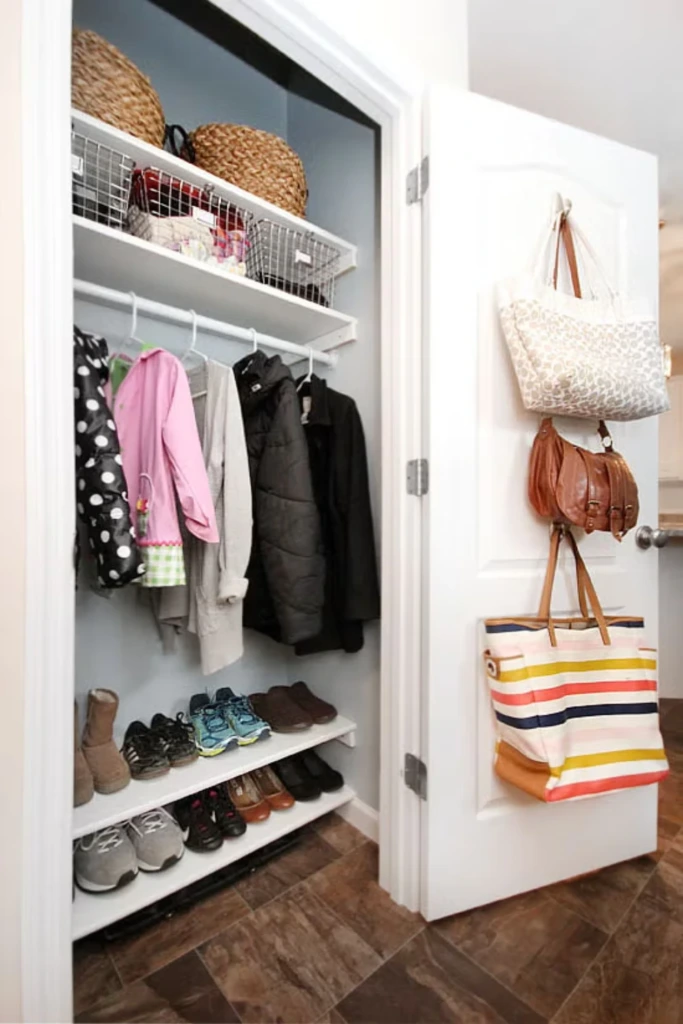 Back-of-Door Tote Rail