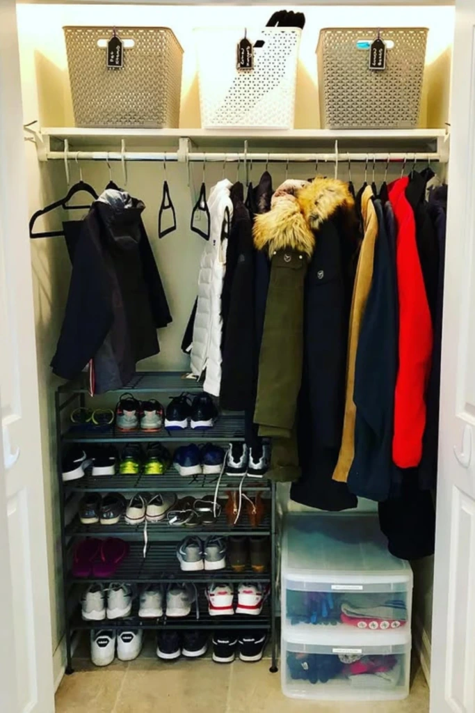 Everyday Shoe and Coat Closet