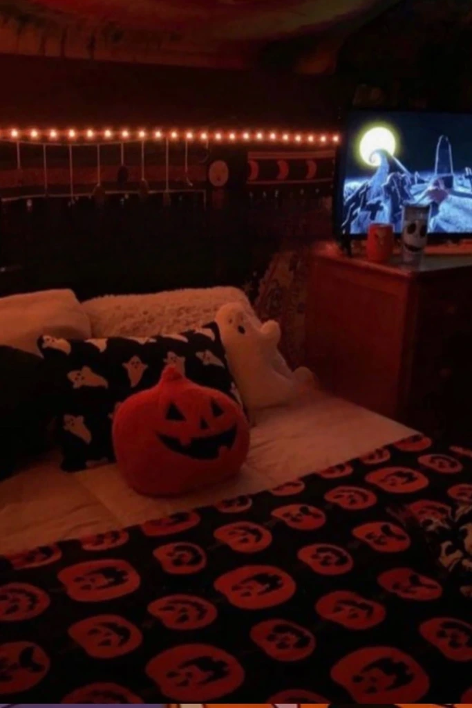 Cozy Halloween Movie Night