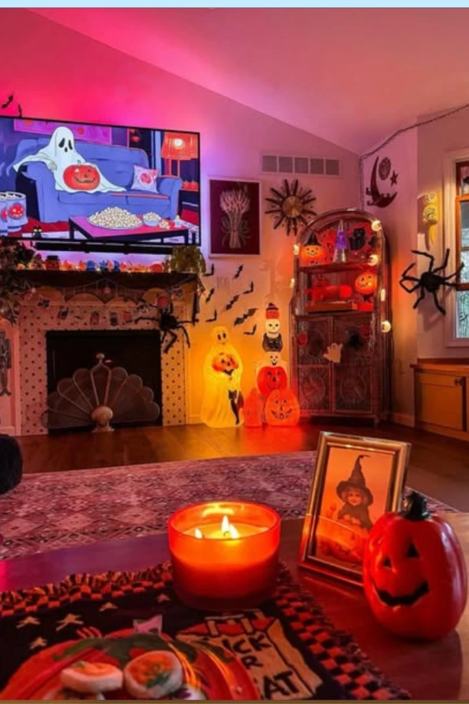 Halloween Living Room Glow