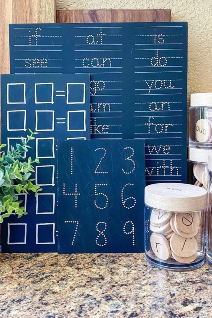 Chalkboard Learning Boards