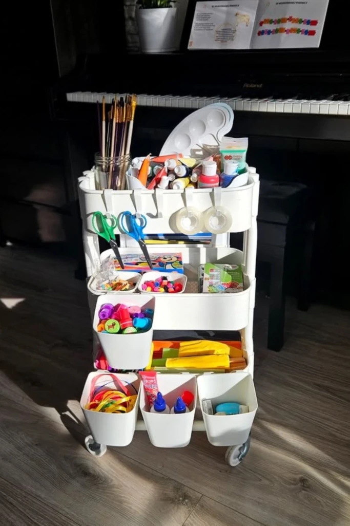 Rolling Art Cart