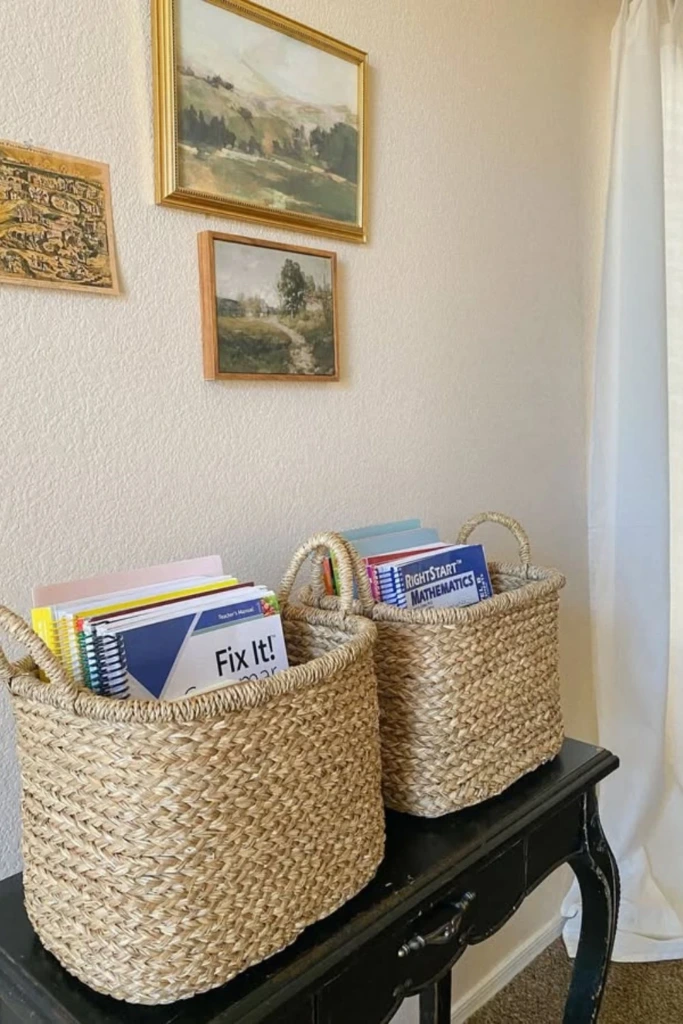 Basket Book Holders