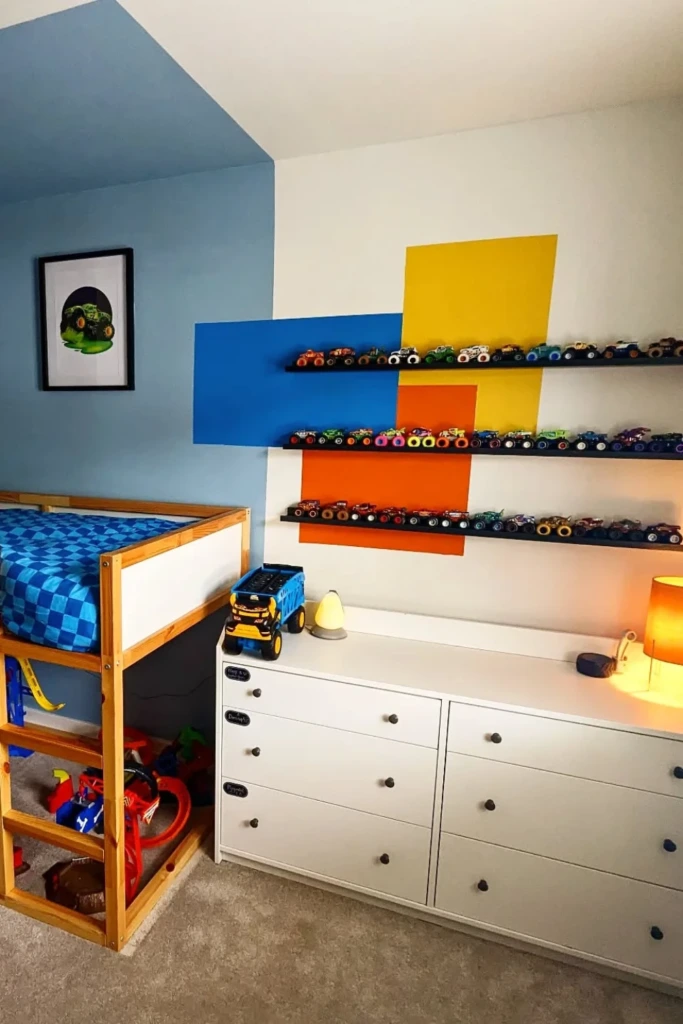Color Block Shelves
