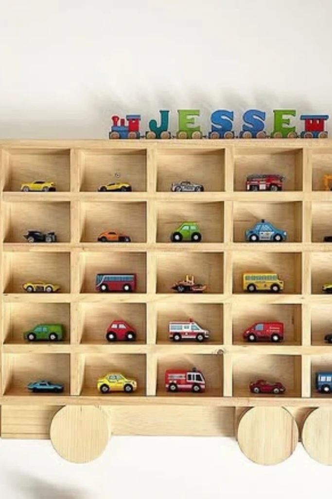 Wooden Truck Shelf