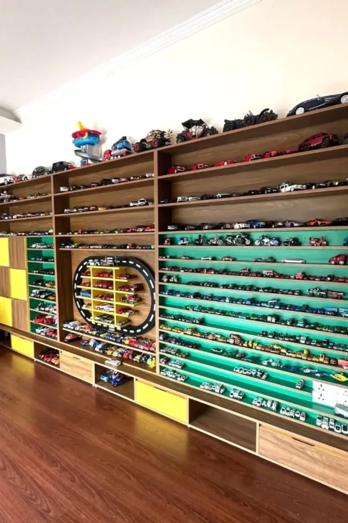 Built-In Storage Wall