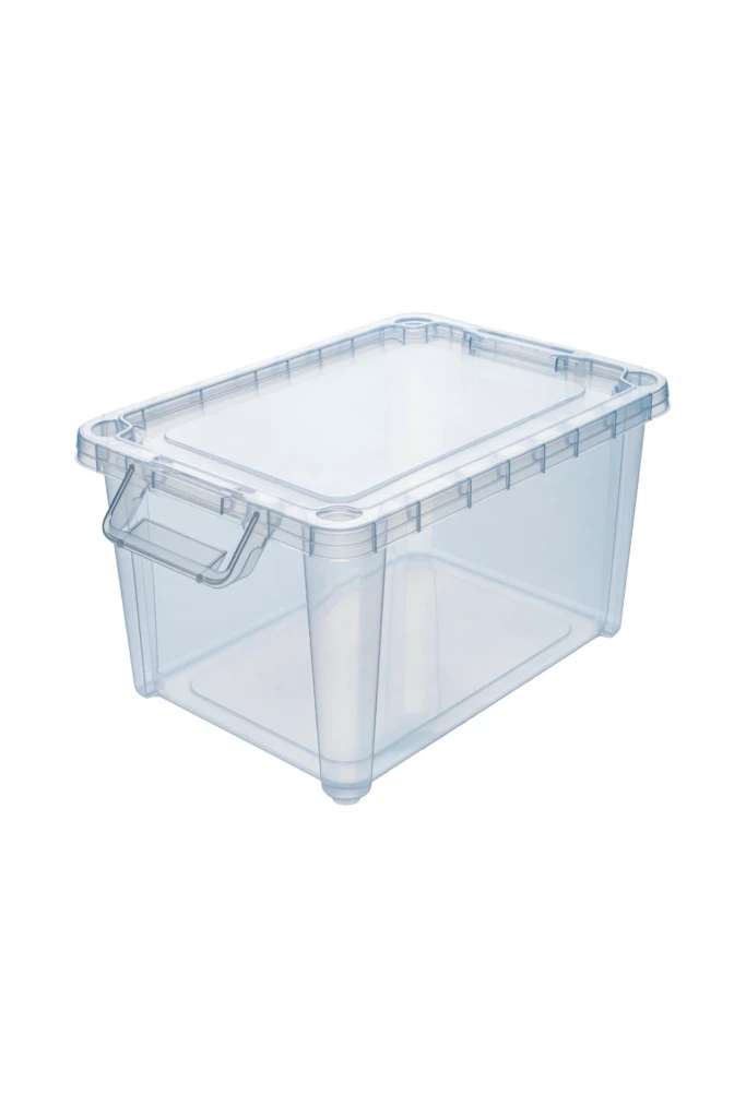 Clear Plastic Storage Bins