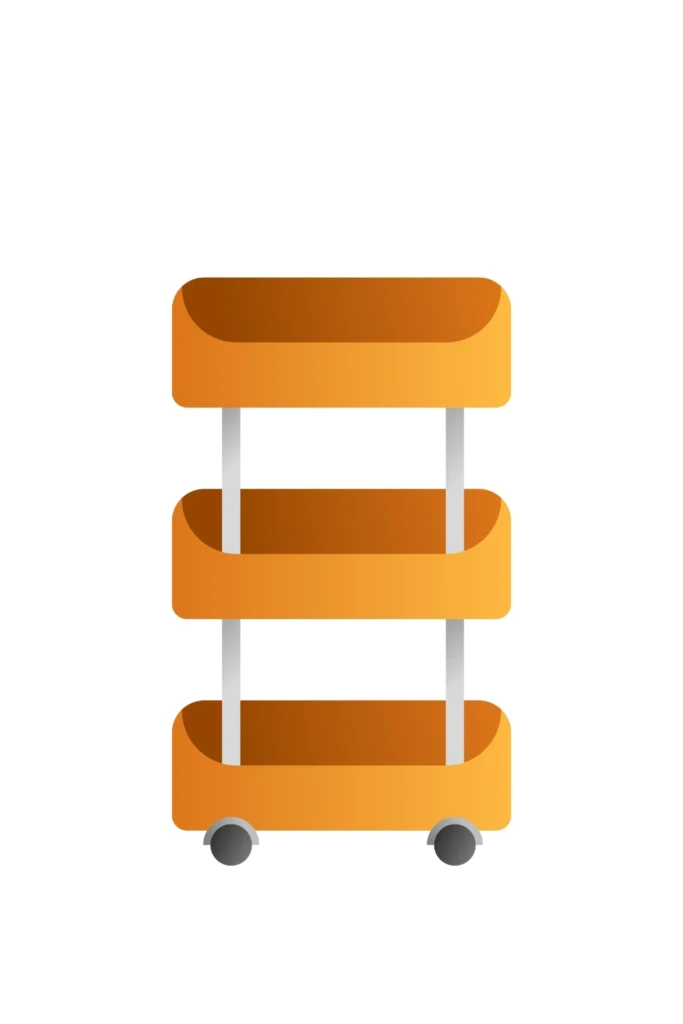 Rolling Carts with Multiple Tiers