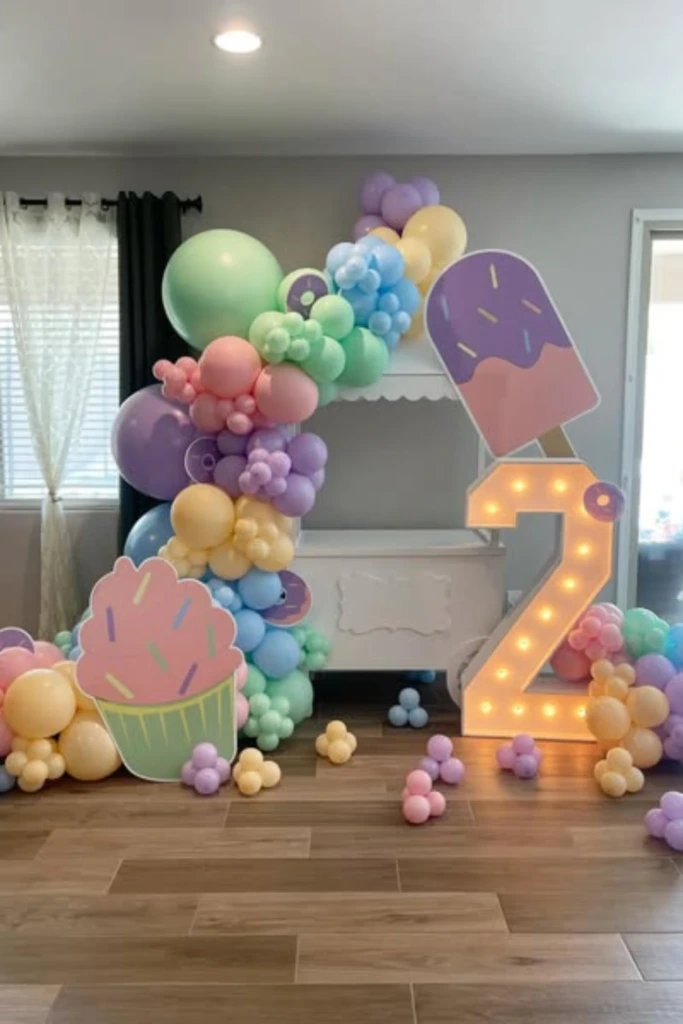 Number Balloon Corner