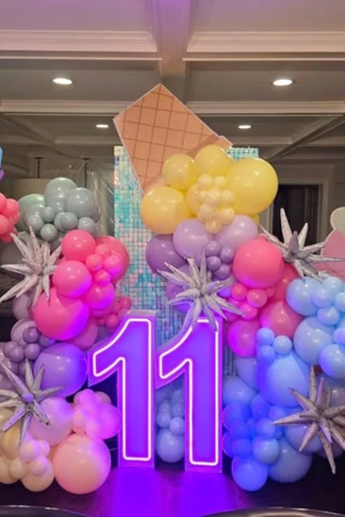 Neon Number Highlight