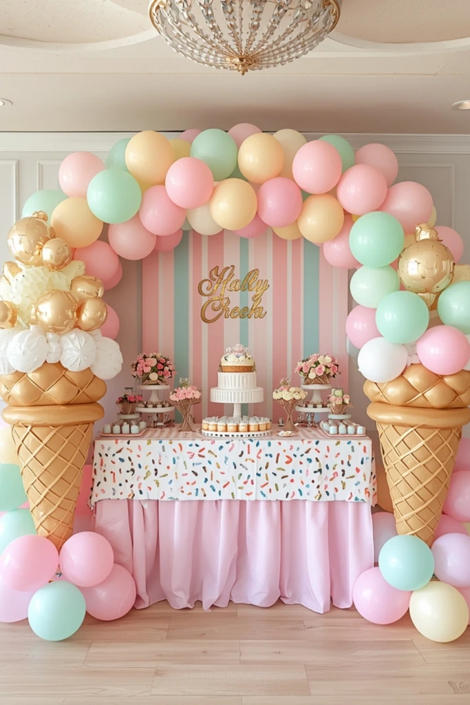 Cone Dessert Table