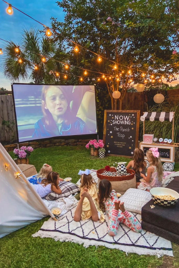 1. Outdoor Movie Night
