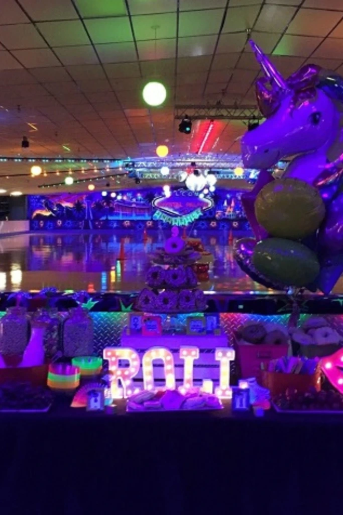 3. 80's Skating Rink Party
