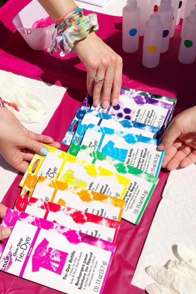 6. DIY Tie-Dye Party