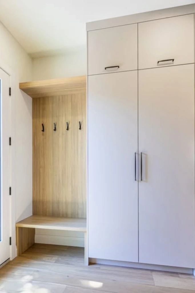 Hidden Mudroom Nook