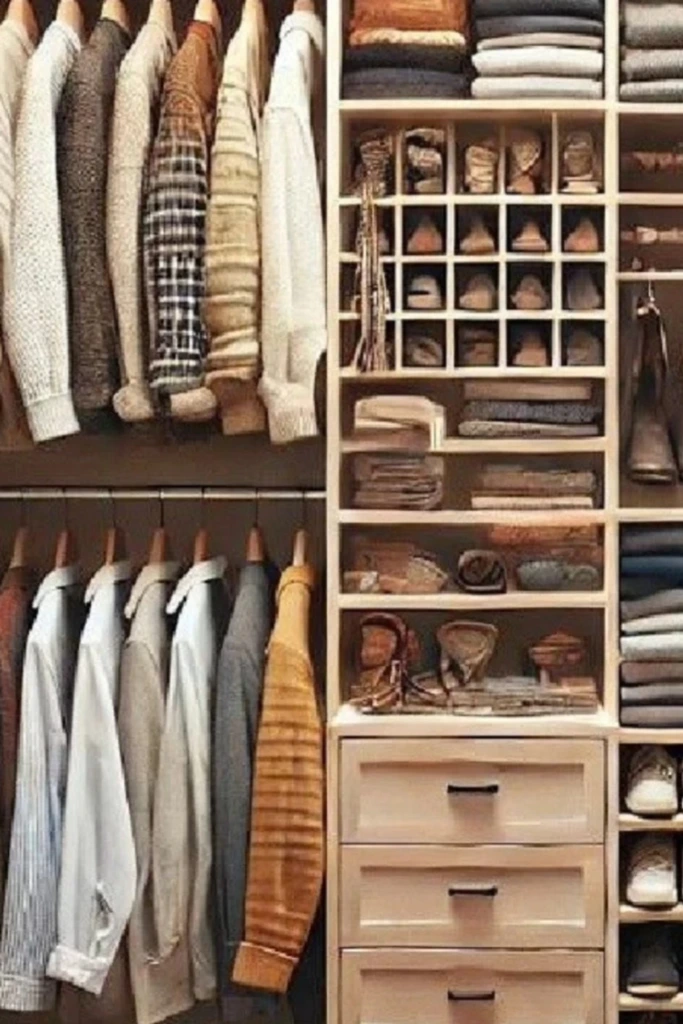 Sectioned Closet System