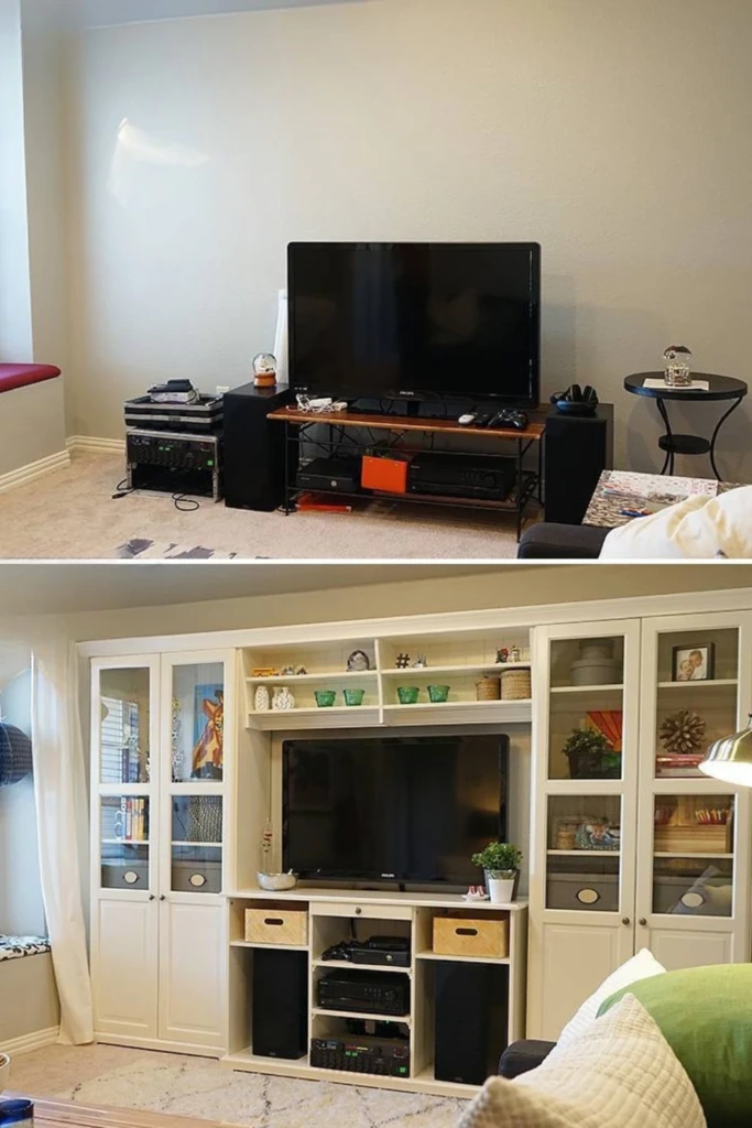 Built-In Storage Wall