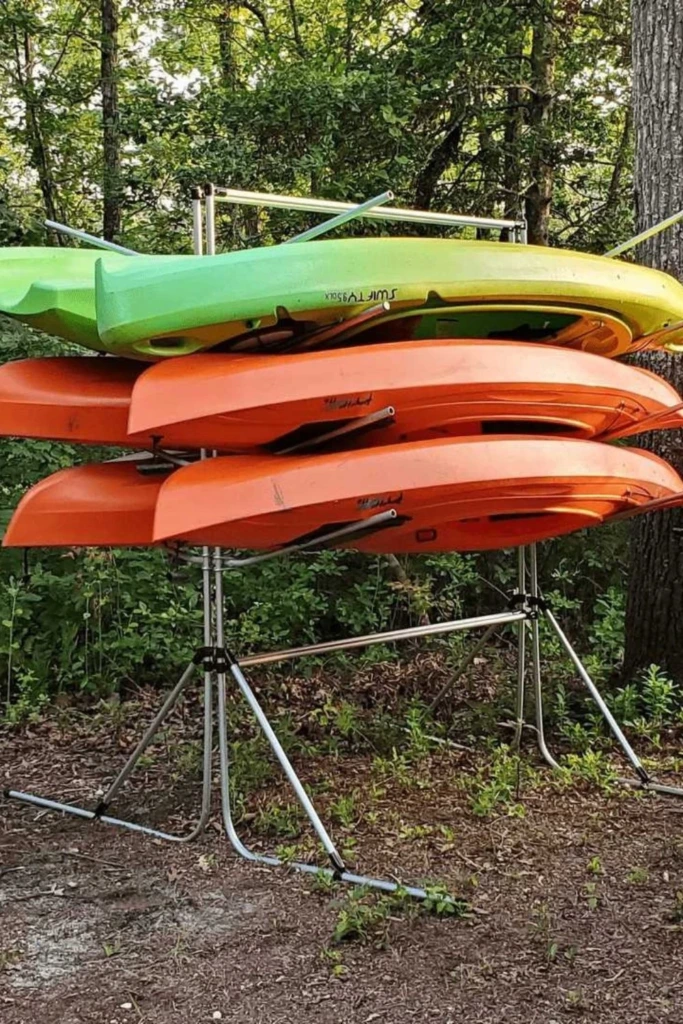 Tiered Metal Rack