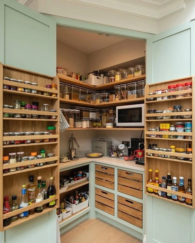 26. Fully Loaded Corner Pantry