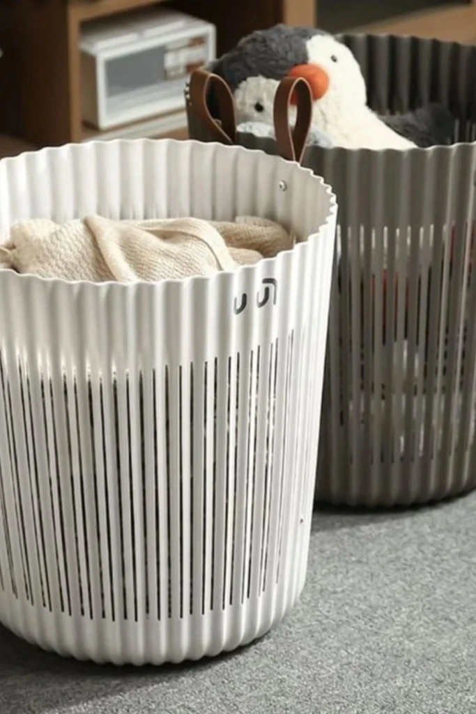 Vertical Ribbed Bins