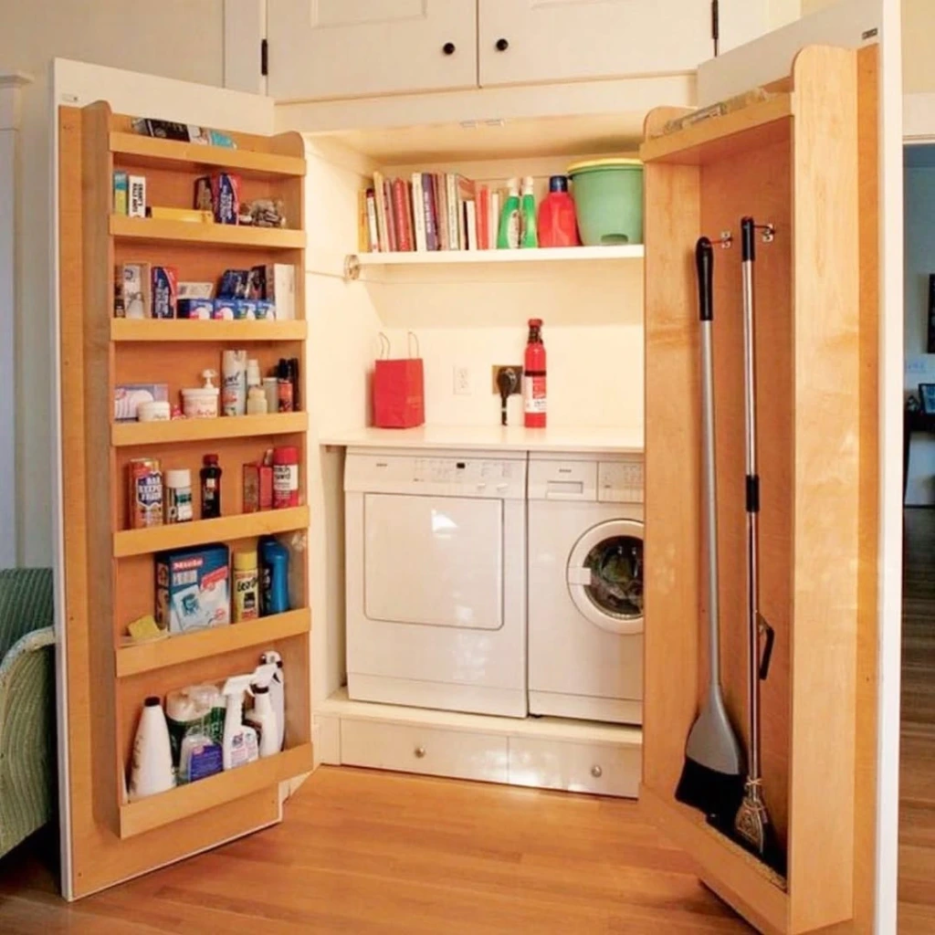3. Hidden Door Utility Wall