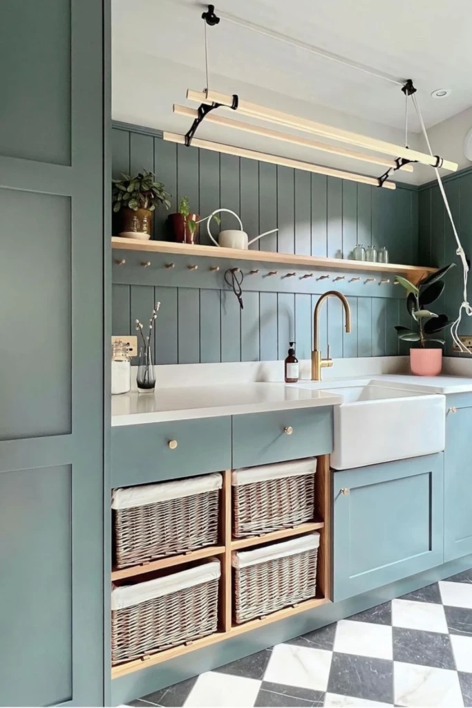 Pull-Down Ceiling Rack