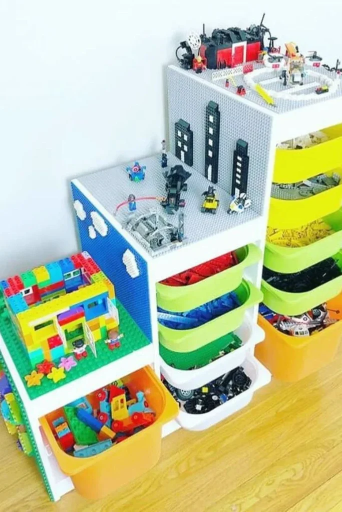 Play Table with Bins